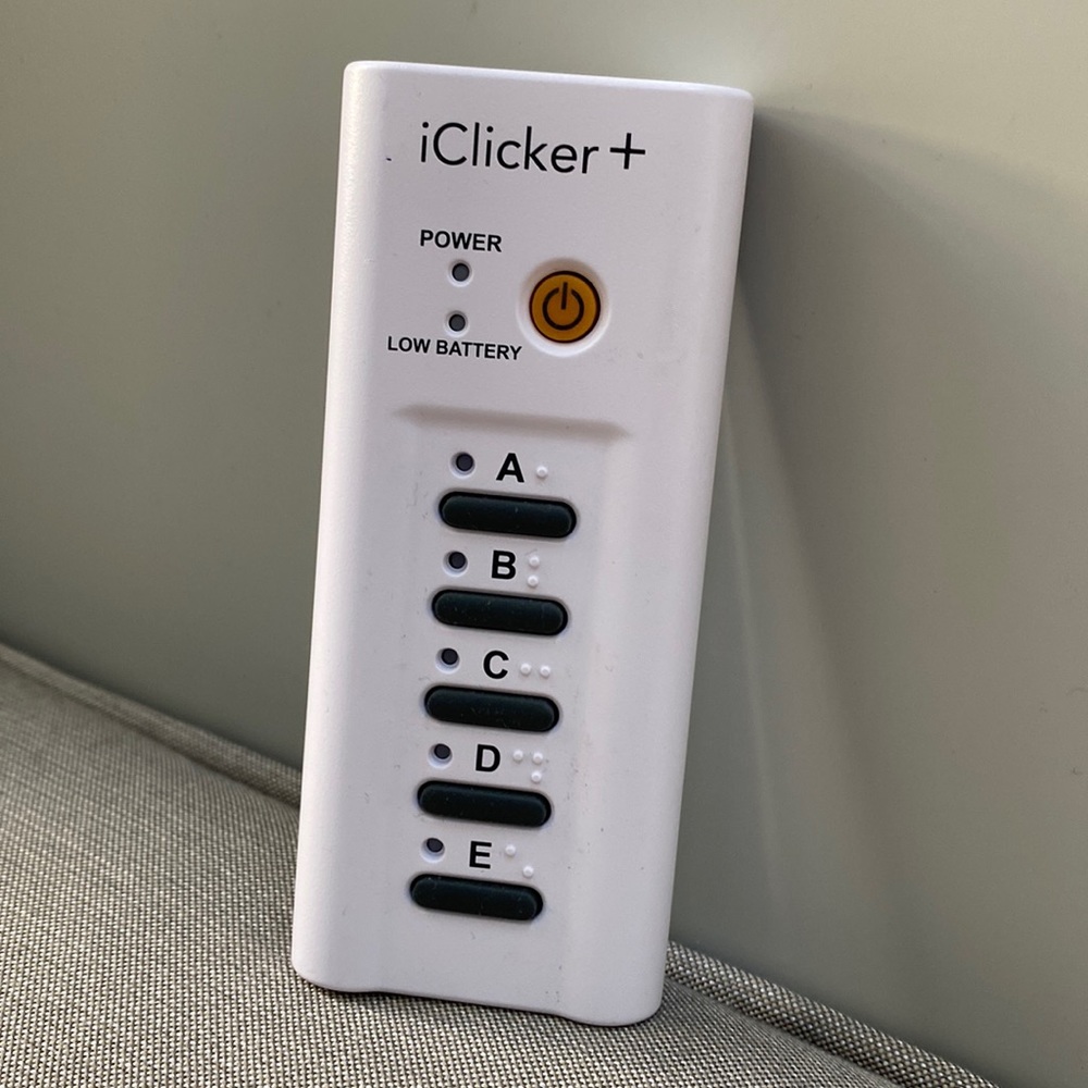 iClicker+ Student Remote